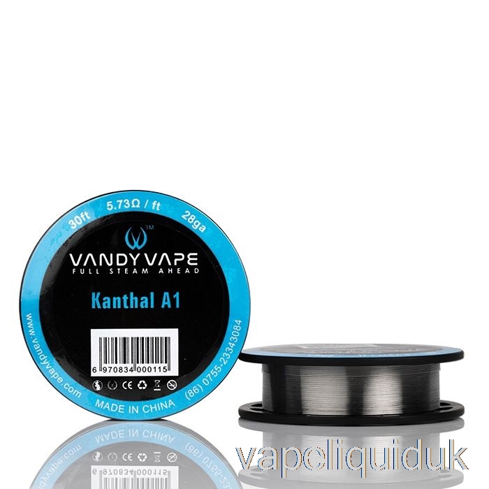 Vandy Vape Specialty Wire Spools Kanthal A1 - 28GA / 5.73ohm - 30ft Vape Liquid